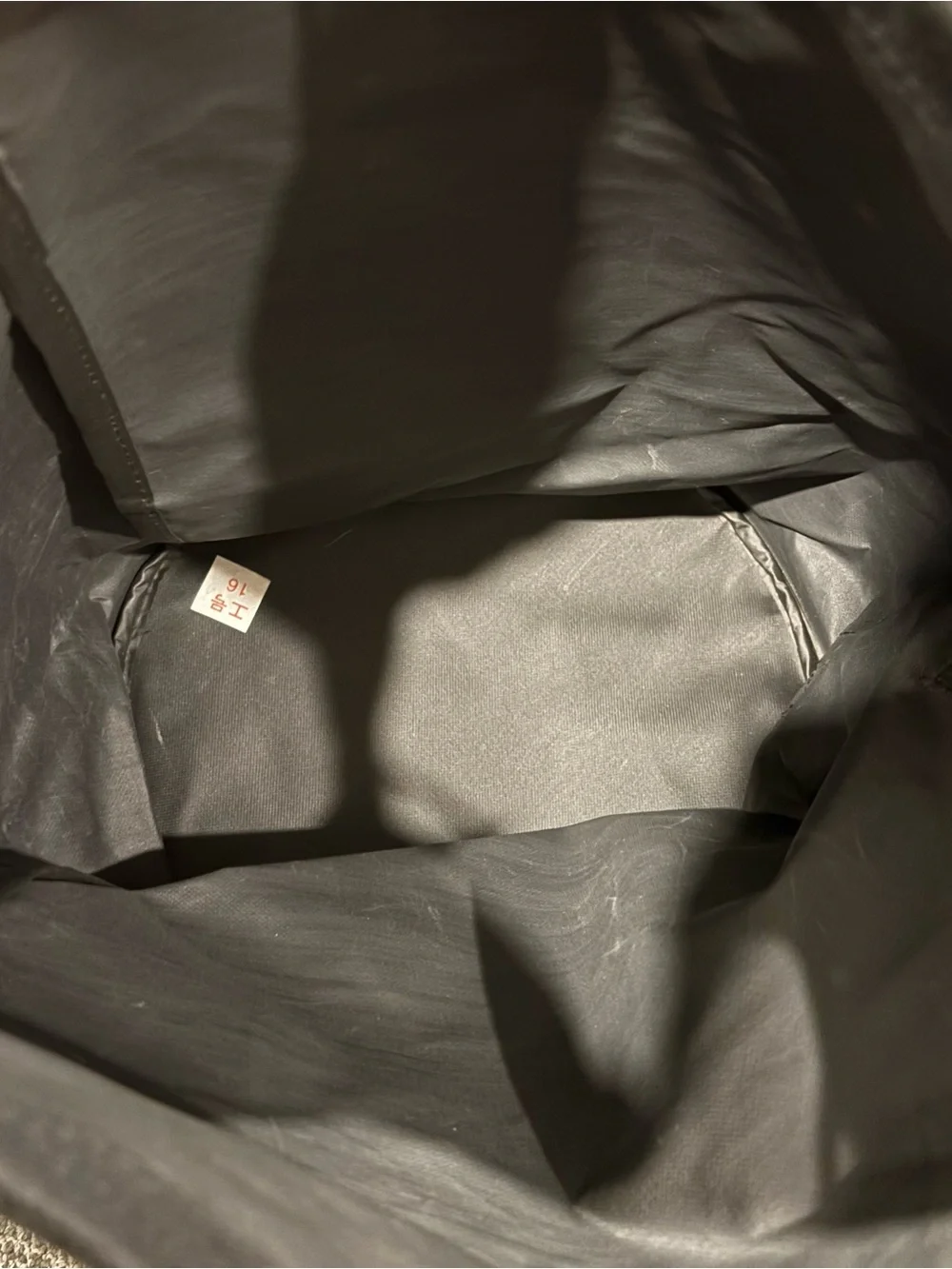 Southwest Airlines Travel Backpack Black Drawstring Closing Bag Large